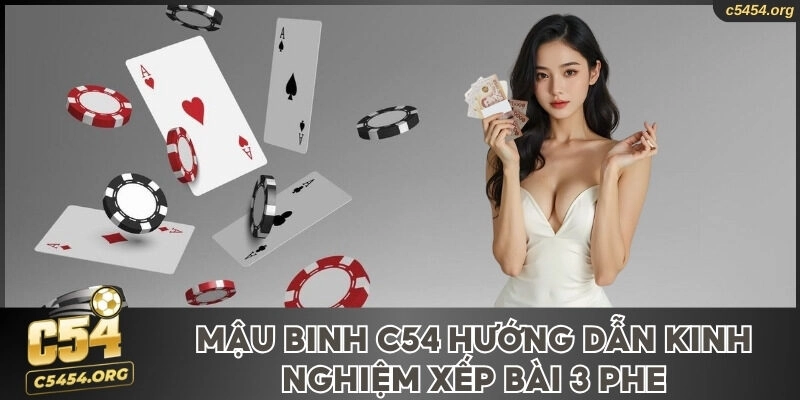 Mậu Binh C54 hướng dẫn kinh nghiệm xếp bài 3 phe