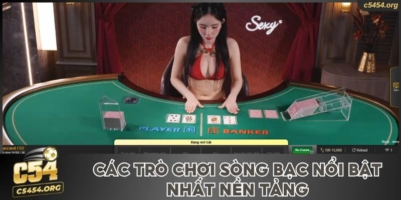 Các trò chơi sòng bạc nổi bật nhất nền tảng